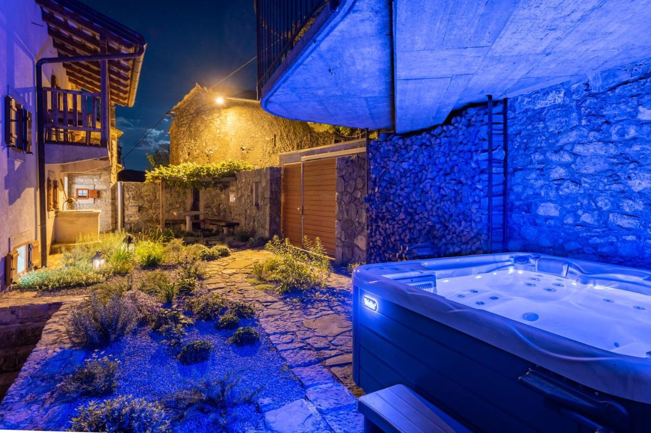 Вилла Karst House Zan Pliskovica With Private Pool Dutovlje Экстерьер фото
